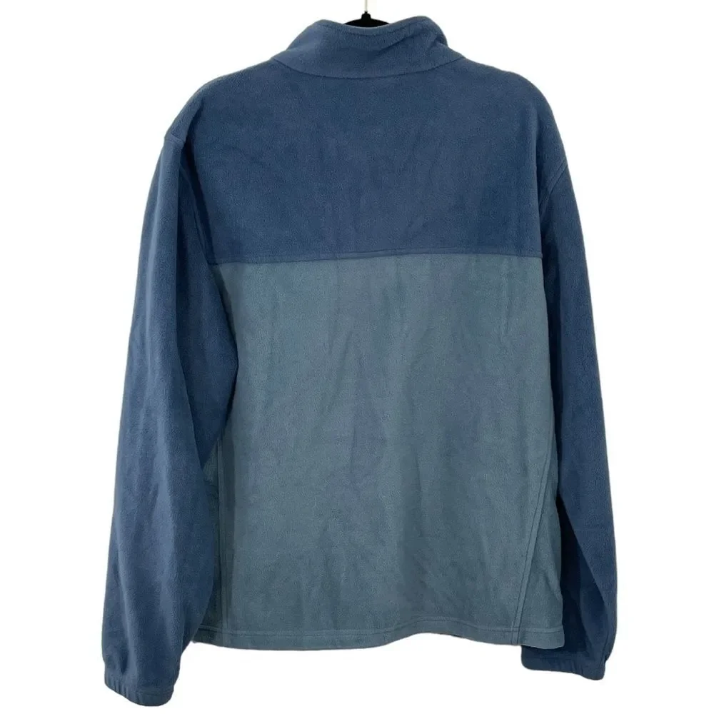 Columbia Men's‎ Jacket Size XL Steens Mountain 2.0 Full Zip Fleece 2 tone Blue